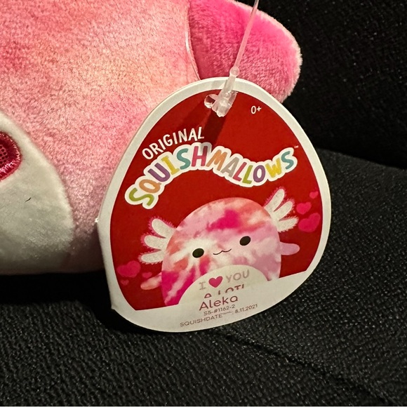 NEW Squishmallow 5 Inch Alexa Axolotl 8” inch Valentine’s Day - Picture 2 of 3